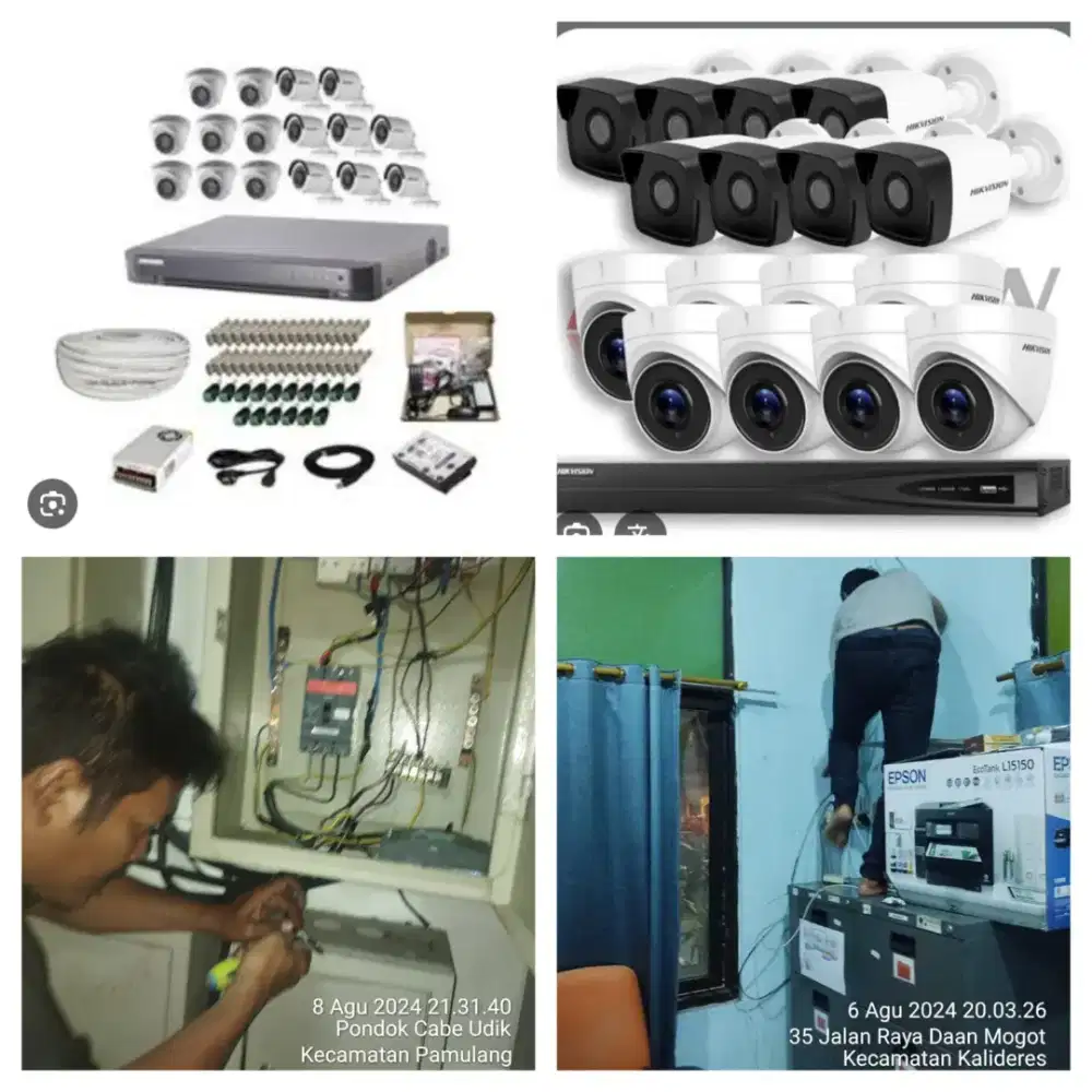 Tukang instalasi CCTV • Electrical • Networking
