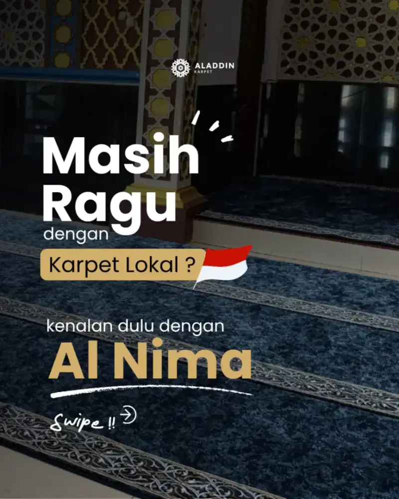 Karpet Masjid Lokal Tipe Al Nima