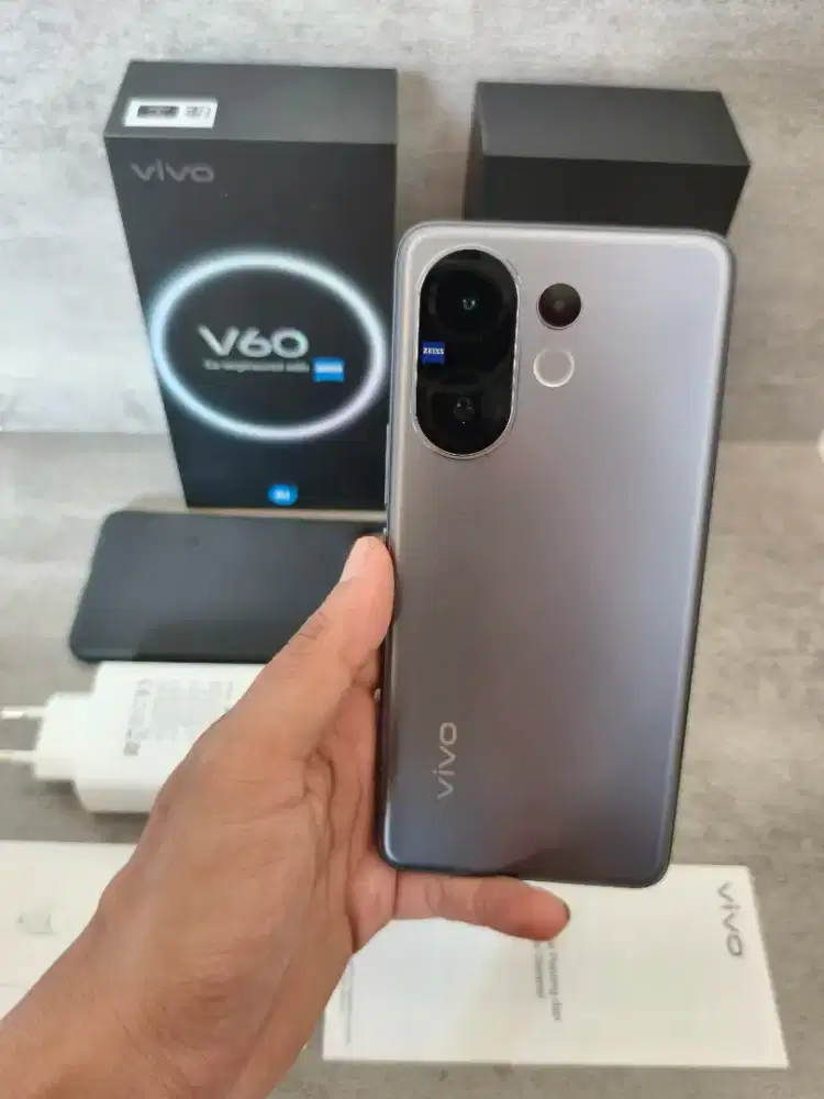 Vivo V60 Ram 12/256 Gb Gray Garansi Panjang Mulus Fullset Ori Vivo