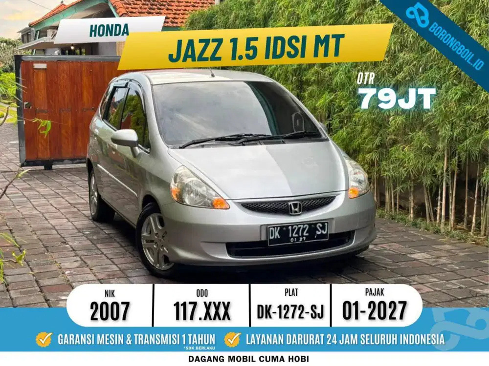 Honda Jazz 1.5 Idsi MT 2006/2007 KM LOW! | Yaris Mazda 2