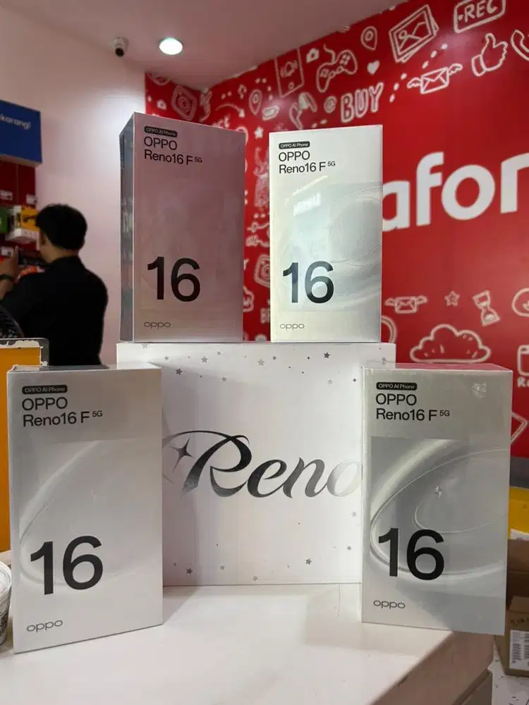 READY OPPO RENO 16f 5G BISA CICILAN 0% DAN CASHBACK UP TO 1.6jt