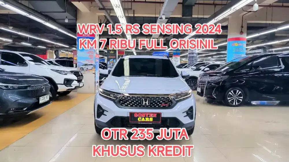 km 7 ribu HONDA WRV 1.5 RS SENSING AT 2024 FULL ORISINIL