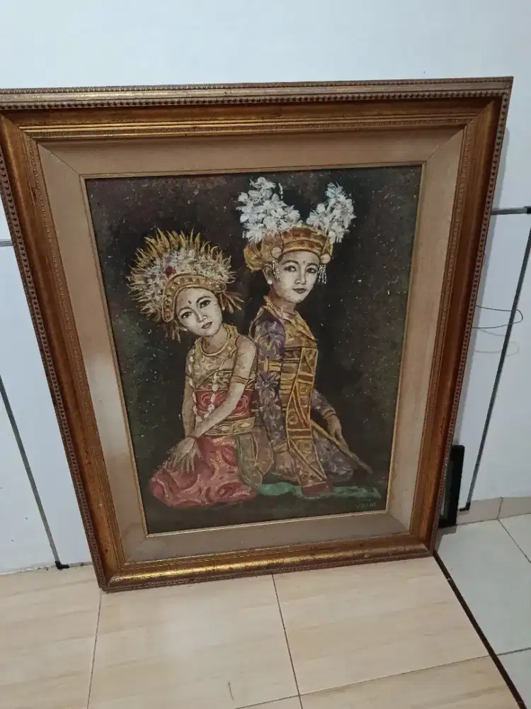 Lukisan dari bulu.