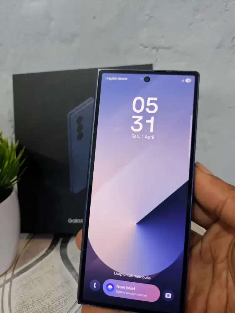 SAMSUNG Z FOLD 6 5G RAM 12/256GB ORIGINAL SEIN MULUS NORMAL FULLSHET
