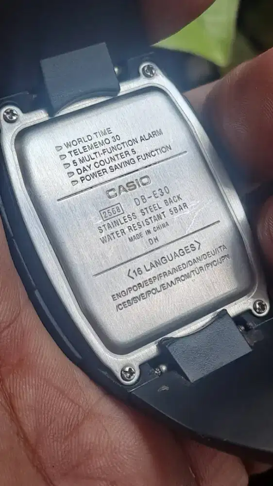 #Vintage Casio #ToughSoLar 5 aLarm 16Languages WR50M aLL OriginaL
