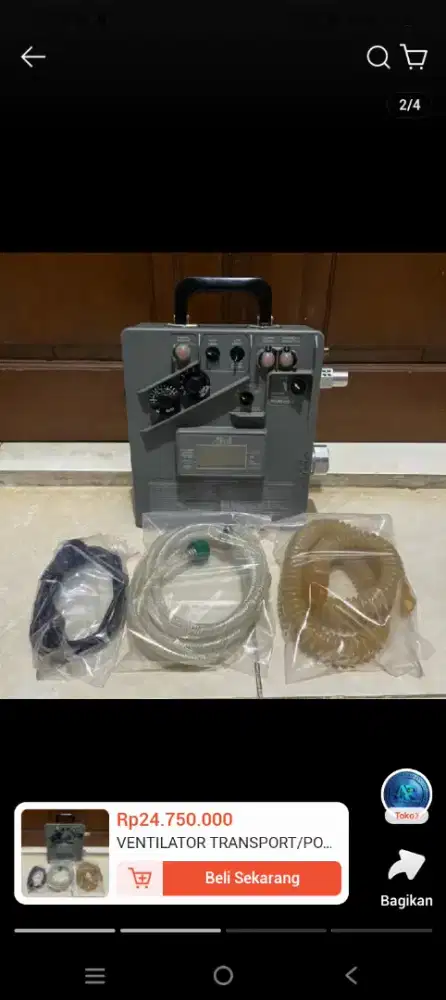 Ventilator Transport/Portable ALLIED MCV 100-B