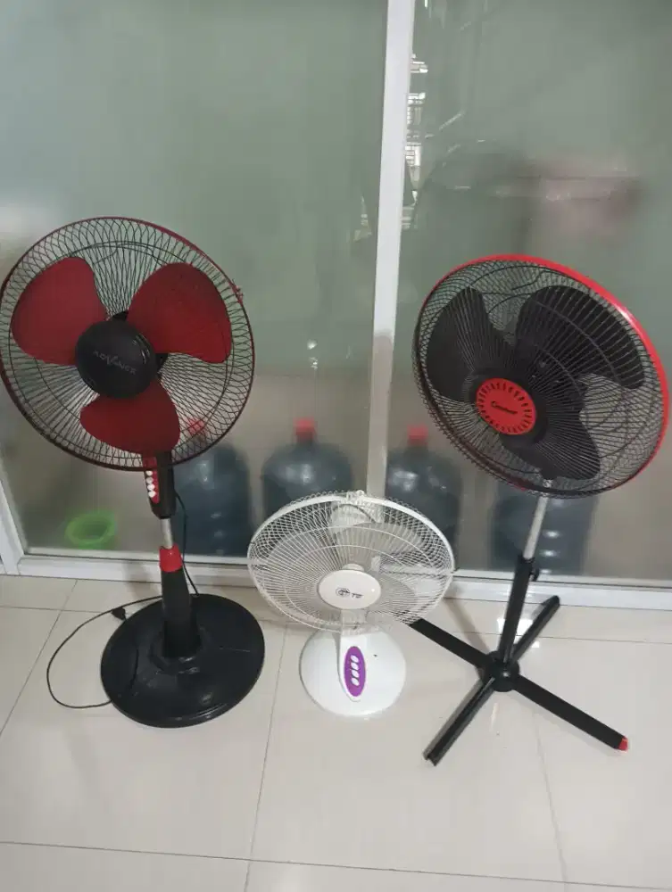 DIJUAL KIPAS ANGIN (3 PCS) PUTARANNYA SUDAH LEMAH