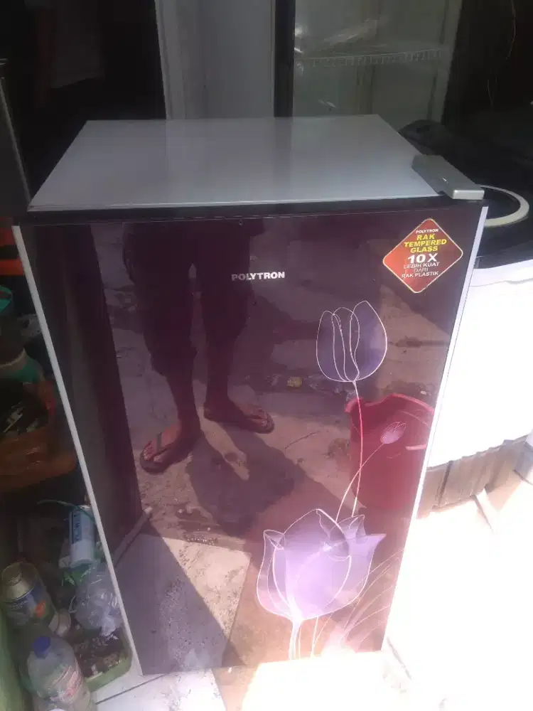 Kulkas 1 polytron belezza normal dingin beku nego tipis