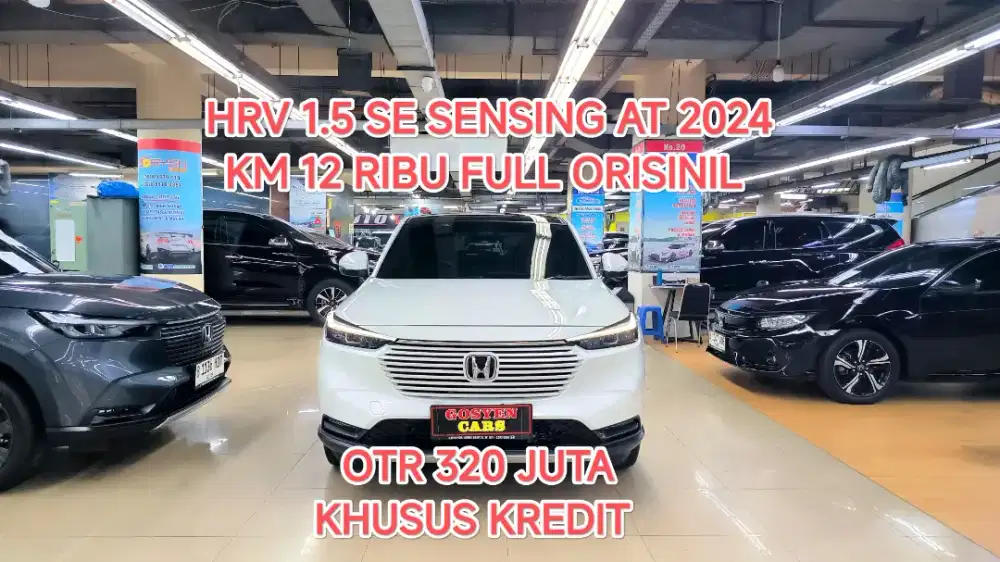 km 12 ribu HONDA HRV 1.5 SE SENSING AT 2024 FULL ORISINIL