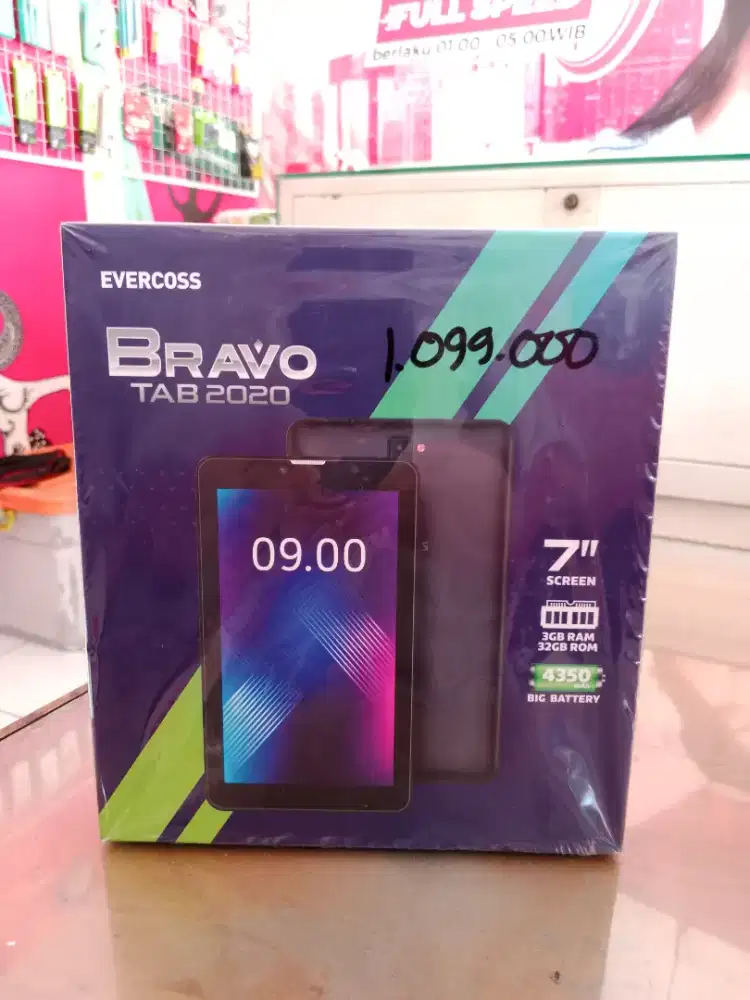 EVERCOSS BRAVO TABLET 3/32GB PROMO HP CUCI GUDANG