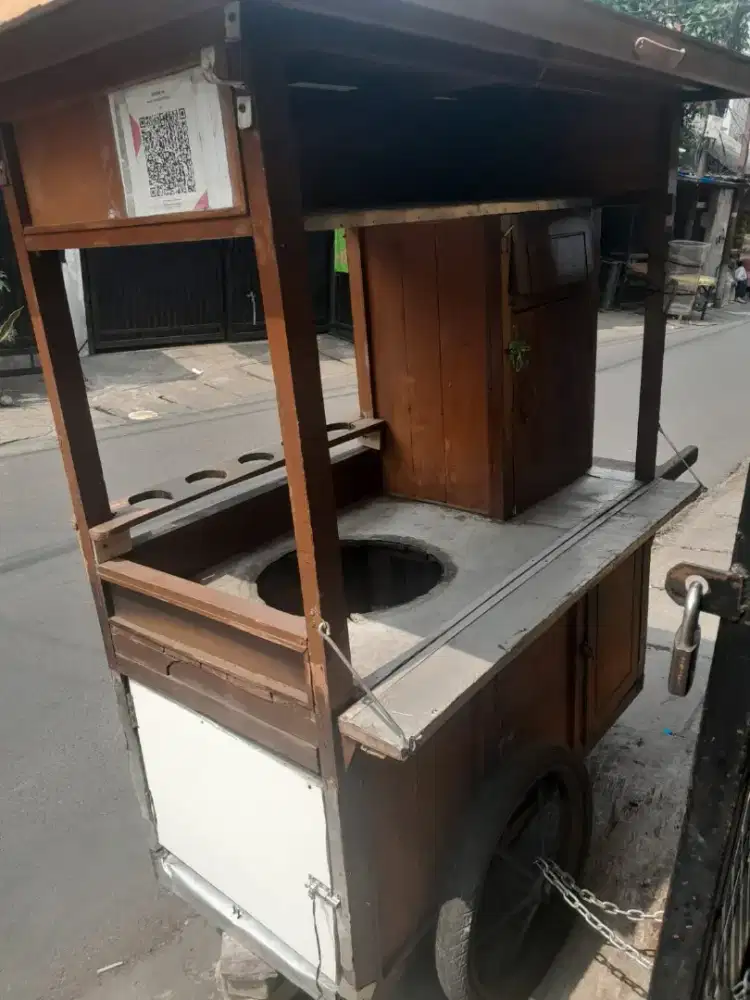 1 set kumplit gerobak bakmi