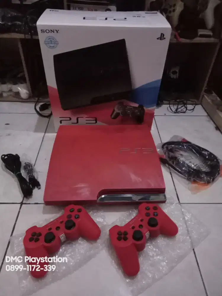 PS3 slim seri 3000 4.93 Hdd 500GB fullset , Full games siap pakai