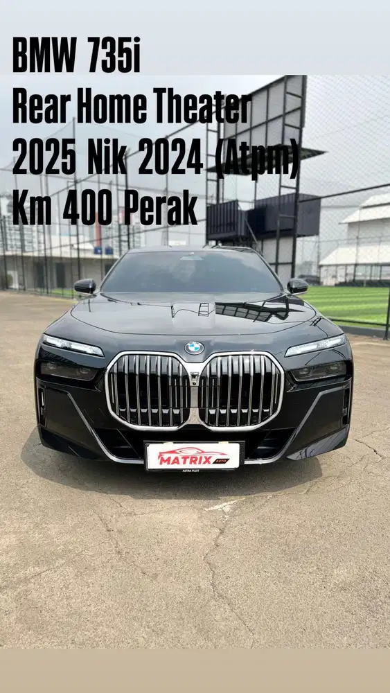 BMW 735i 2025 Nik24 Atpm(Rear home theater Black siap pakai