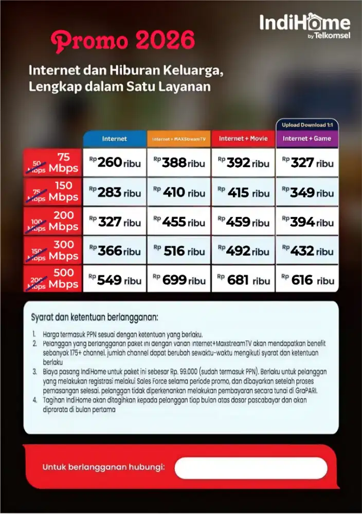 Promo indihome terbaru
