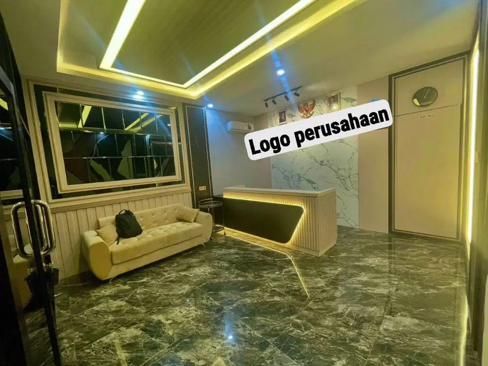 Jual kantor lengkap tinggal menempati