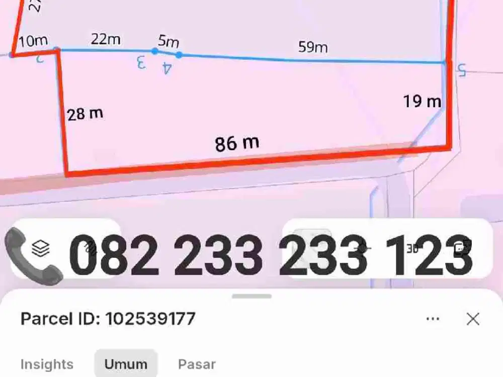 Tanah TERMURAH Jl Drupadi Pantai Seminyak - Thumbnail 5
