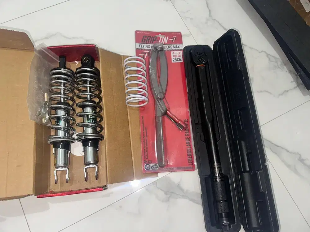 Shock nmax 310 mm,per cvt nmax dan kunci torsi plus trecker cvt
