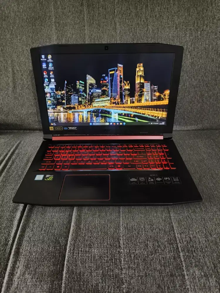 Laptop Gaming Acer Nitro 5 Core i5 gen8 Nvidia GTX 1050 4gb Ram 8gb