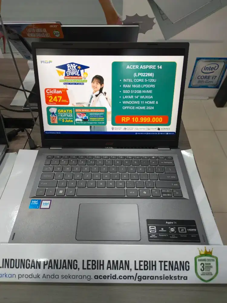 Kredit laptop Acer promo bebas 2x angsuran