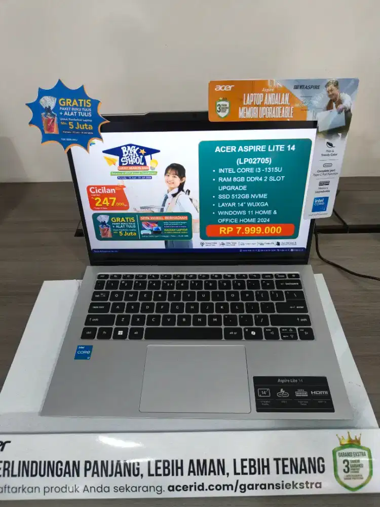 Kredit laptop Acer promo bebas 2x angsuran
