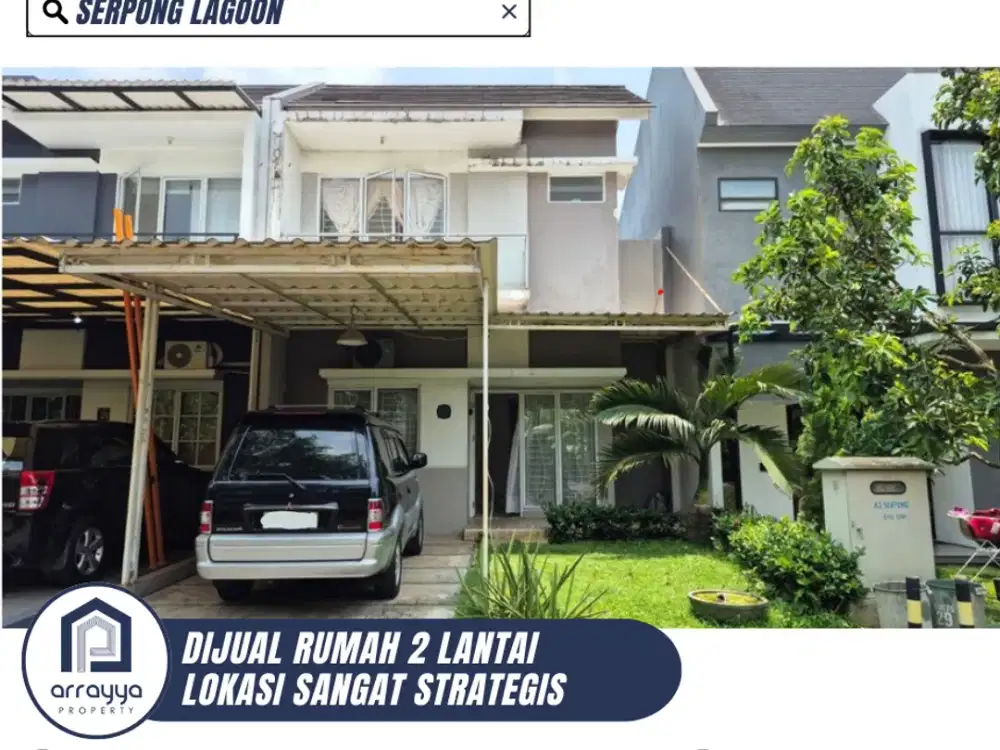 DIJUAL RUMAH CANTIK 2 LANTAI SERPONG LAGOON (EN666)