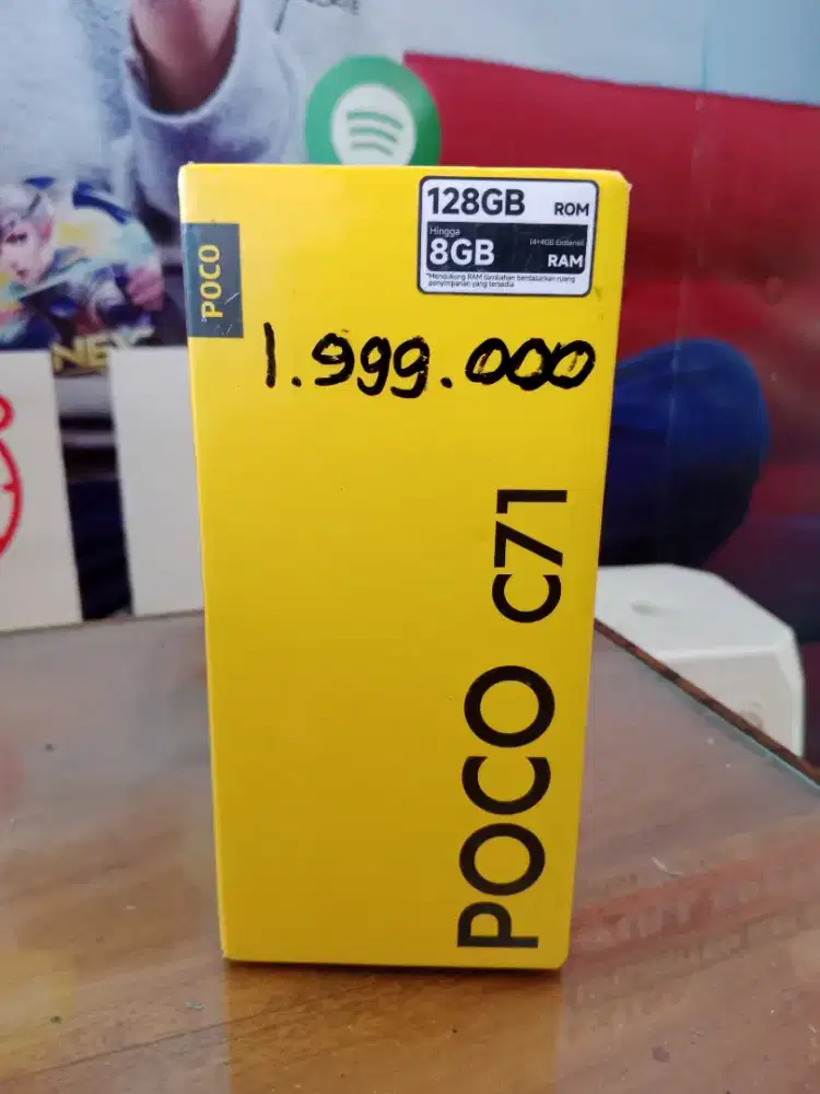 POCO C71 4+4/128 PROMO HP MURAH