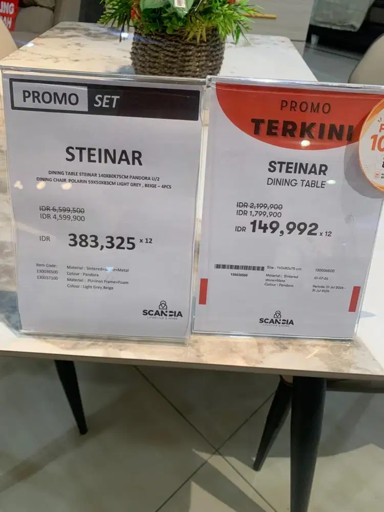 DINNING TABLE FULL SET