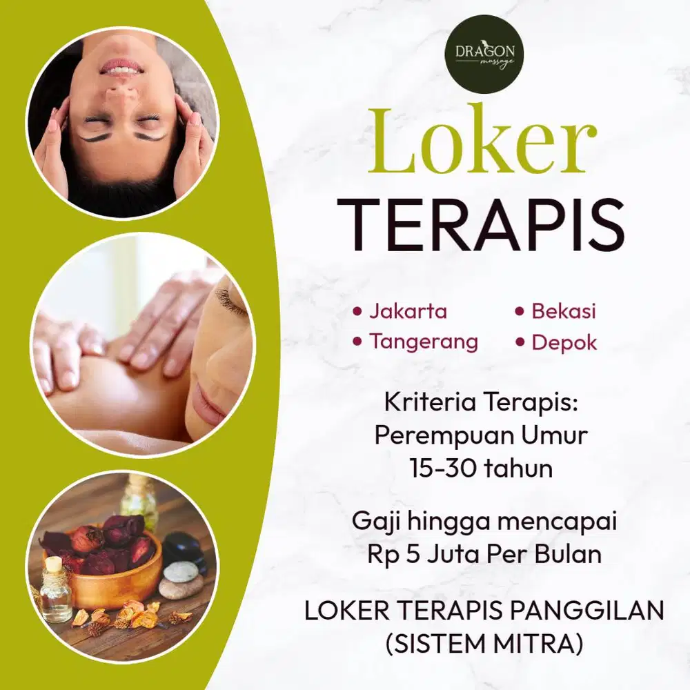 Lowongan Kerja Loker Terapis Pijat Freelance