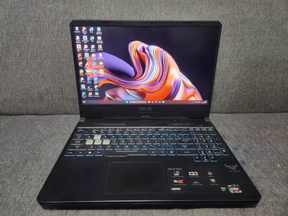 Laptop Gaming Asus Tuf Ryzen 5 Nvidia GTX 1050+Vega 8 ram 16