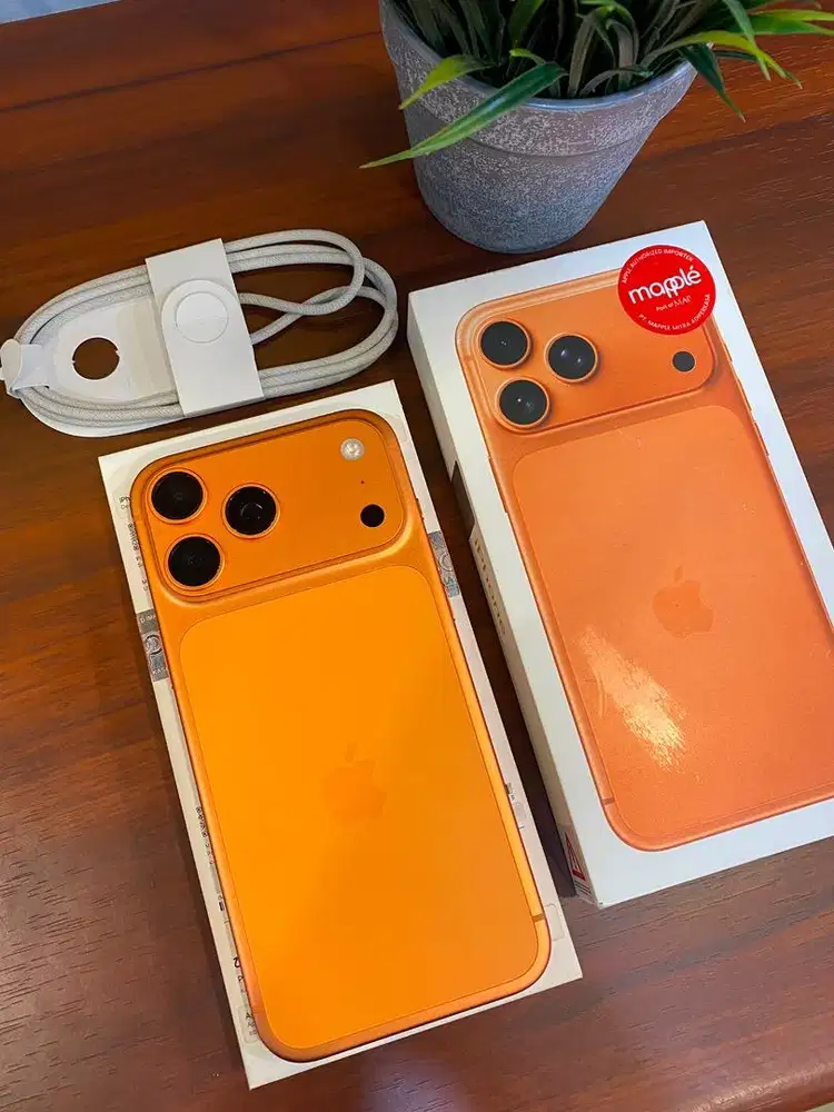 iPhone 17pro max 1TB Orange BH 100% Garansi Resmi iBox(21/02/2027)