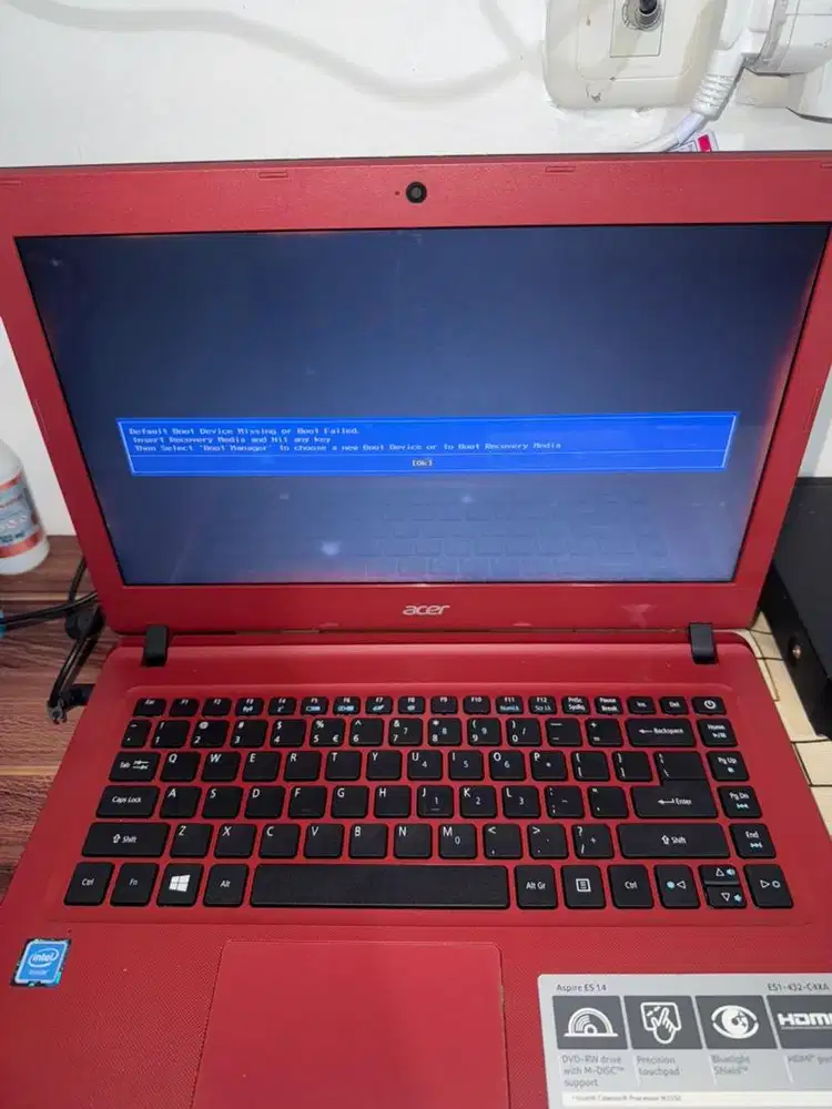 Laptop Acer Minus