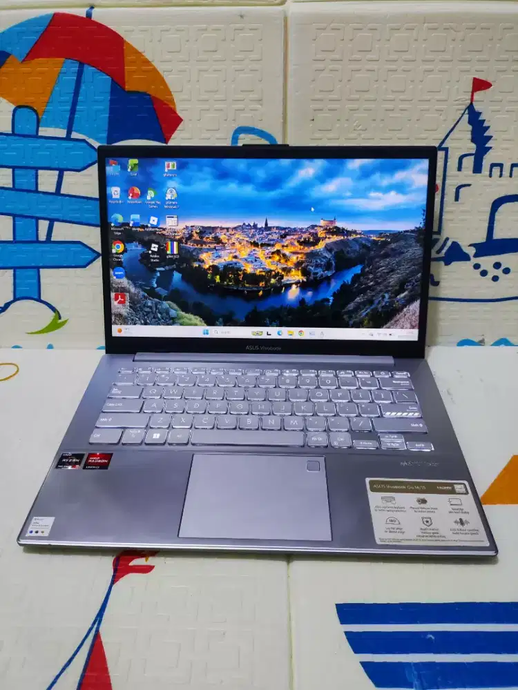 Laptop Murah Asus ViVobook Go 14 Ryzen 5 gen7 ram 16/SSD 512 backlit