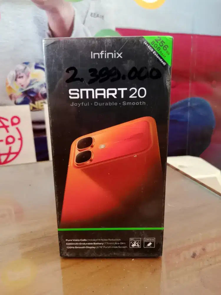 INFINIX SMART 20 4+4/256GB PROMO HP MURAH