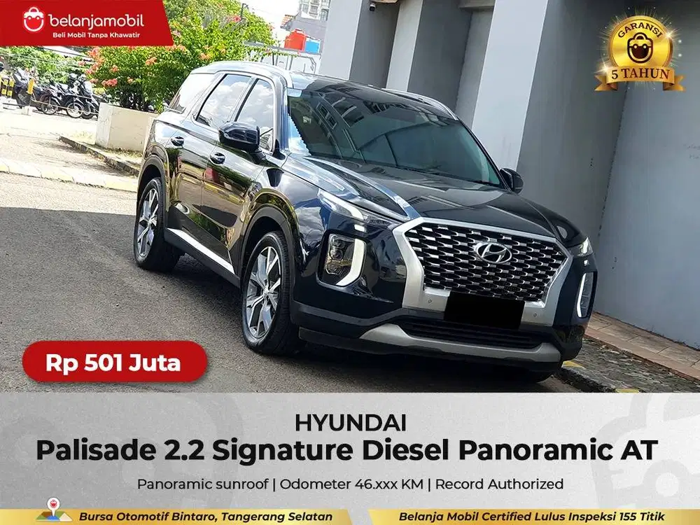 [ GARANSI 5TH ] Hyundai Palisade 2.2 Signature Diesel 2021/2022