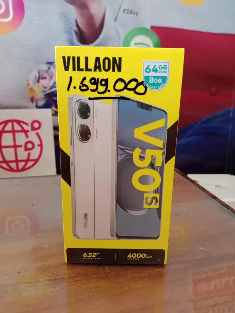 VILLAON V50S 4+4/64GB PROMO HP MURAH