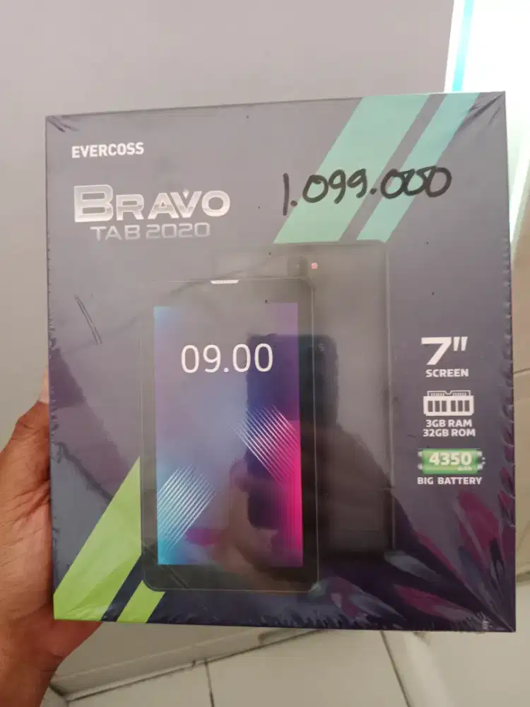 EVERCOSS BRAVO TAB 3/32GB PROMO TAB MURAH