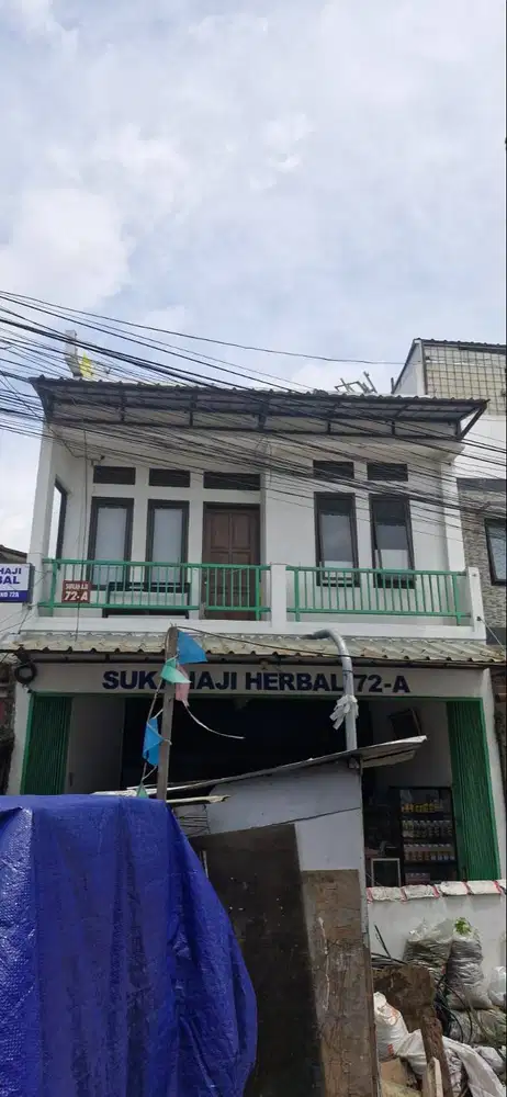 jual toko plus rumah3 lantai di gegerkalong sukasari sutami