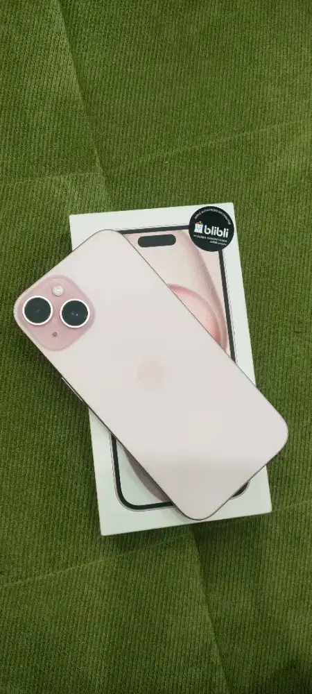 iPhone 15 128gb bh90% pa/a resmi iBox Garansi baru abis no minus