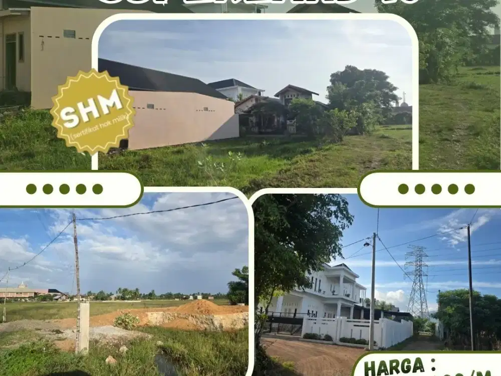 KAVLING DIBAWAH 1 JUTAAN LOKASI STRATEGIS SUDAH SHM - AJEE PAGAR AIR