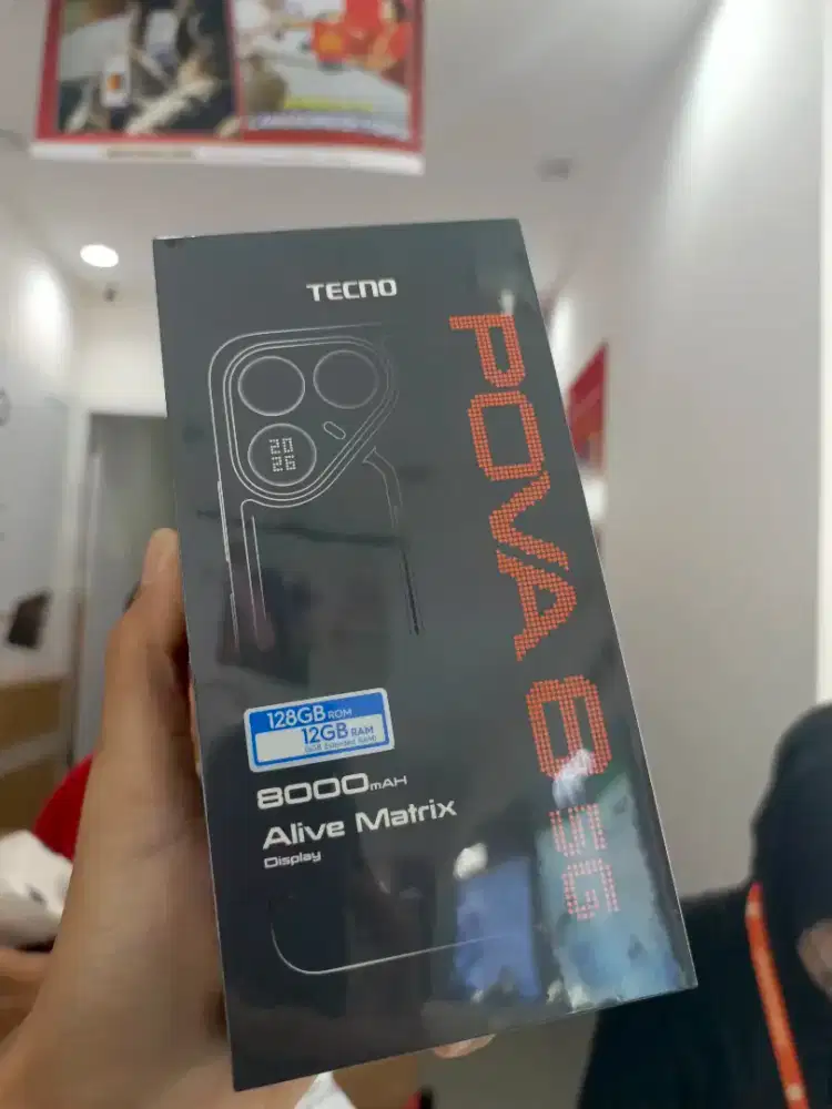 New arrival TECNO POVA 8 6/128 Garansi resmi