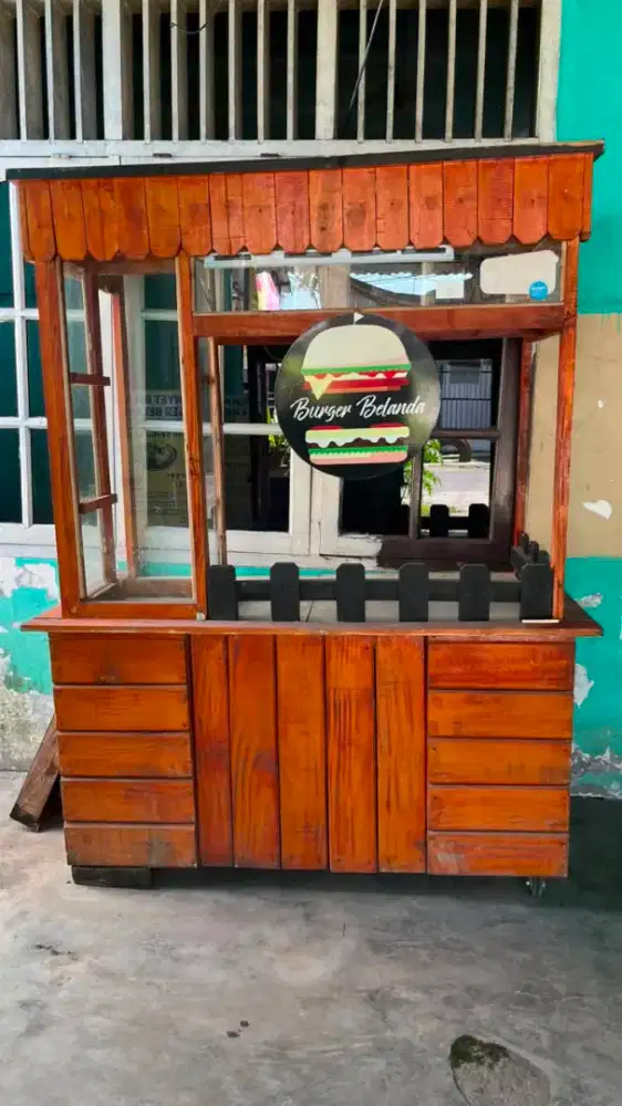 Steling gerobak jualan bekas