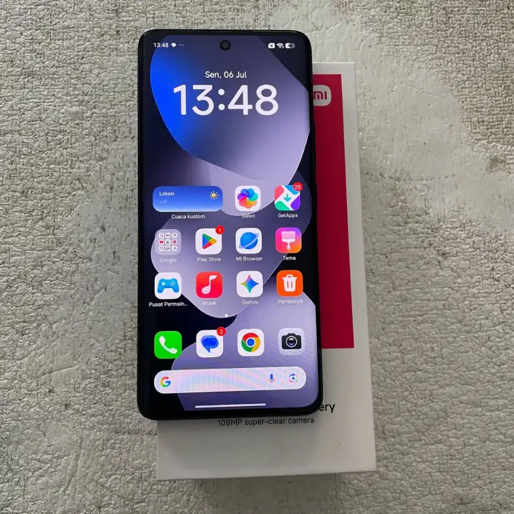 Redmi note 15 5G Warna Hitam 8/256GB