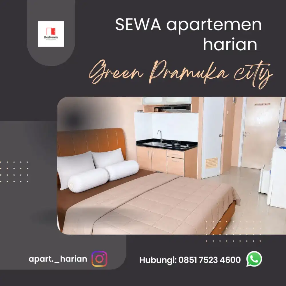 sewa apartemen harian green Pramuka city Jakarta pusat