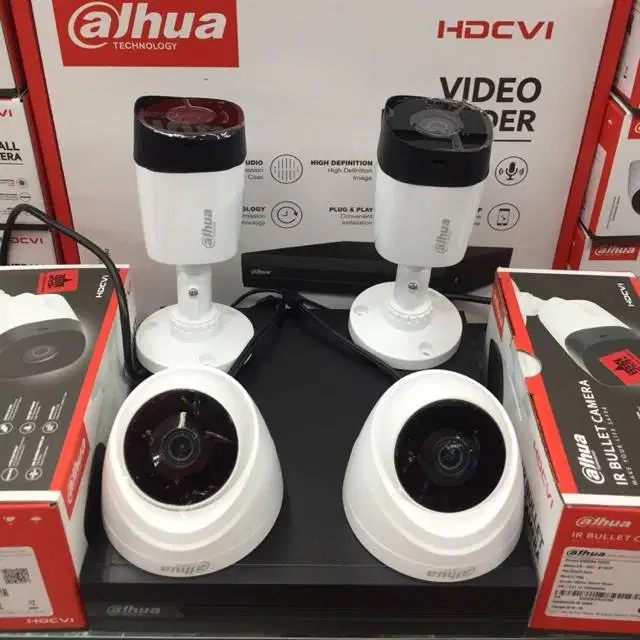 CCTV 4 CHANNEL DAHUA 2 MP