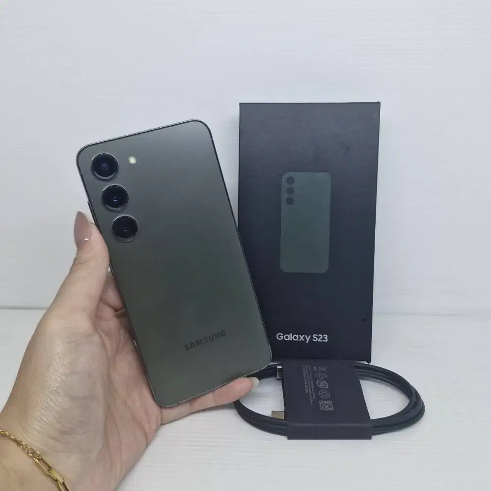 LIKE NEW SAMSUNG GALAXY S23 5G 8/256 GREEN LENGKAP