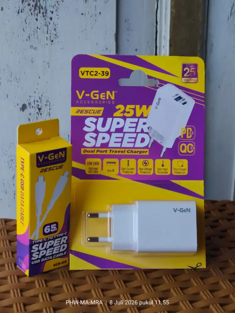 Charger Vgen 25watt ( GRATIS ONGKIR  )