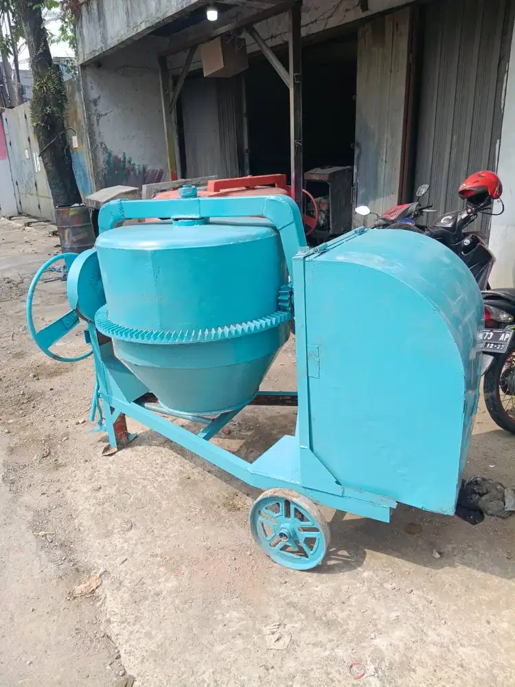 Jual Mesin Molen Beton Iron Globe Gentong Mulus Siap Pakai
