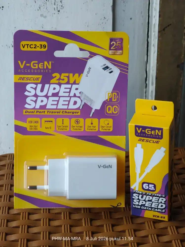 Charger Vgen 25watt ( COD JOGJA )