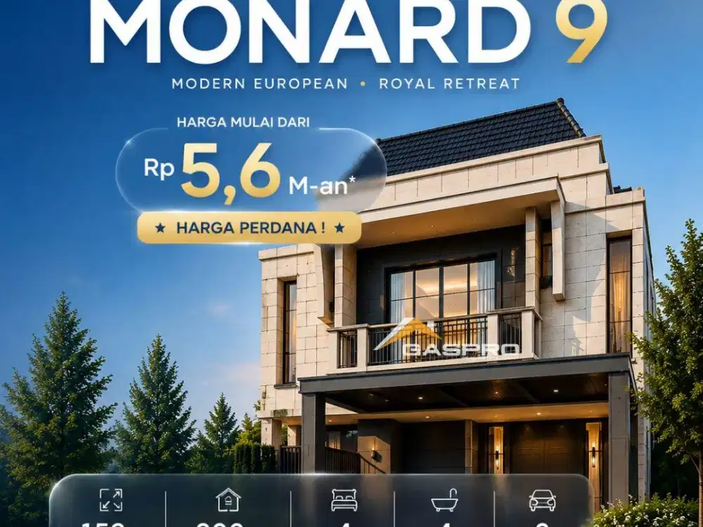 Monard 8 – Modern European Royal Retreat di BSD City By Sinarmasland