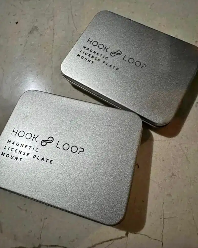 HOOK8LOOP DUDUKAN PLAT MOBIL MODEL MAGNET